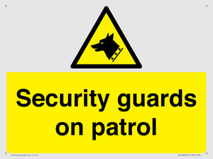 Security guards on patrol